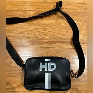 LEATHEROLOGY DOUBLE ZIP CAMERA BAG with HD initials! Very specific to you!